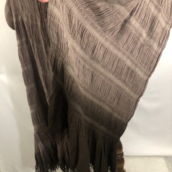 Womens Brown Fossil Scarf. - Picture 2 of 6